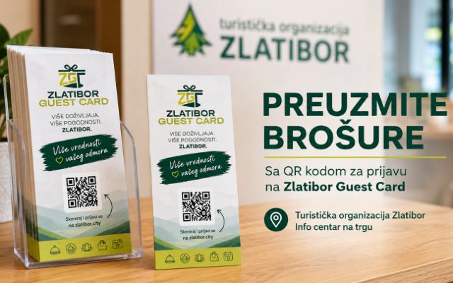 Позив власницима категорисаног смештаја да преузму промотивни материјал за Златибор Гуест Цард